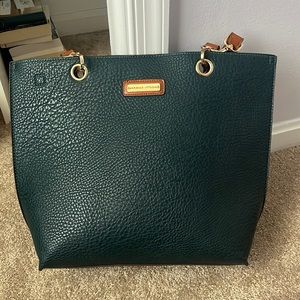 COPY - Turquoise tote bag with Attached wallet! Like new!